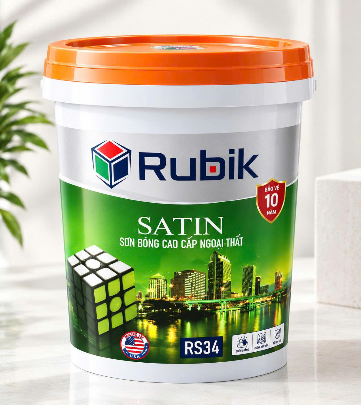 Sơn bóng ngoại thất cao cấp RS34